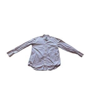 Vineyard Vines Whale Shirt Mens Medium Long Sleeve Plaid Pink Blue